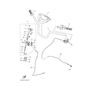 STEERING HANDLE CABLE