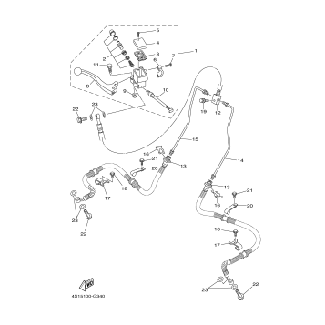 FRONT MASTER CYLINDER