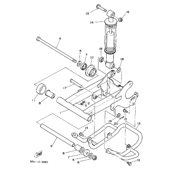 SWING ARM-REAR SHOCKS