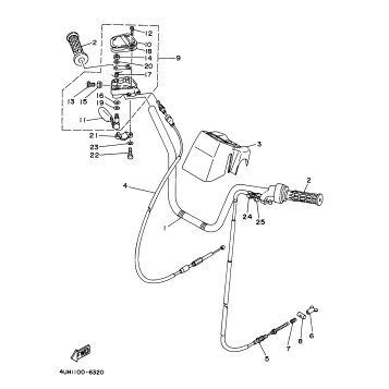 STEERING HANDLE - CABLE