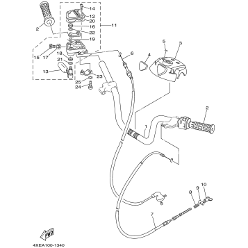 STEERING HANDLE CABLE