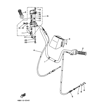 STEERING HANDLE - CABLE