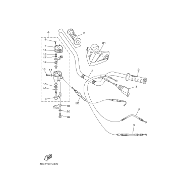 STEERING HANDLE CABLE