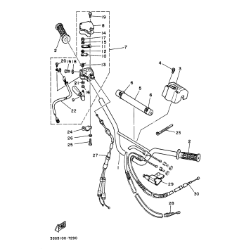 STEERING HANDLE CABLE