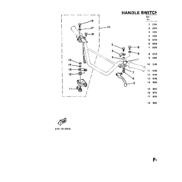 HANDLE SWITCH - LEVER