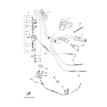 STEERING HANDLE CABLE