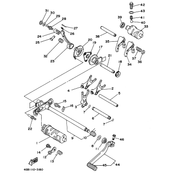 SHIFT CAM SHIFT FORK