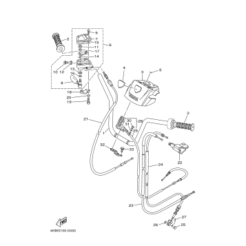 STEERING HANDLE CABLE