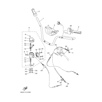 STEERING HANDLE CABLE