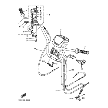 STEERING HANDLE CABLE