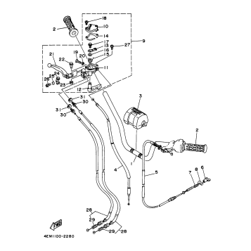 STEERING HANDLE - CABLE