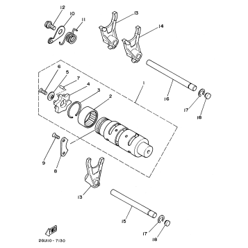 SHIFT CAM - SHIFT FORK
