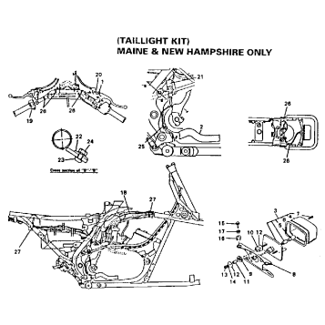 TAILLIGHT KIT (MAINE AND NEW HAMPSHIRE ONLY)