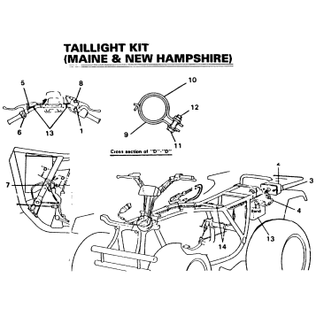 TAILLIGHT KIT (MAINE & NEW HAMPSHIRE)