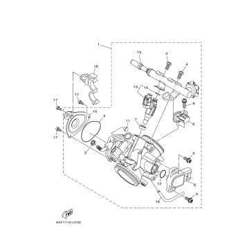 THROTTLE BODY ASSY 1