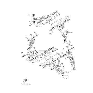 FRONT SUSPENSION & WHEEL