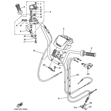 STEERING HANDLE CABLE