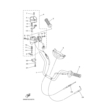 STEERING HANDLE CABLE