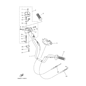 STEERING HANDLE CABLE