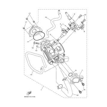 THROTTLE BODY ASSY 1