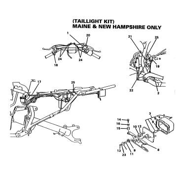 MAINE & NEW HAMPSHIRE TAILLIGHT KIT