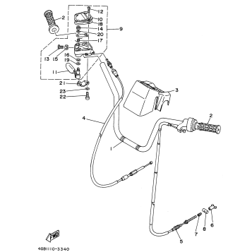 STEERING HANDLE CABLE