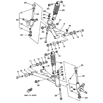 FRONT SUSPENSION - WHEEL