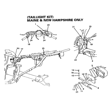 TAILLIGHT KIT MAINE & NEW HAMPSHIRE