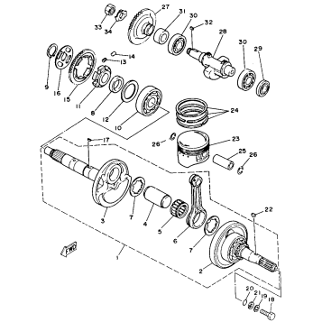 CRANKSHAFT - PISTON