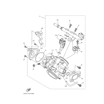 THROTTLE BODY ASSY 1