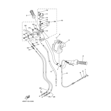 STEERING HANDLE CABLE