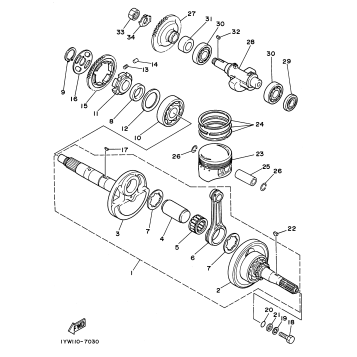CRANKSHAFT - PISTON