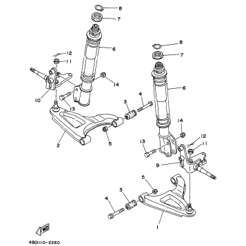 FRONT SUSPENSION - WHEEL