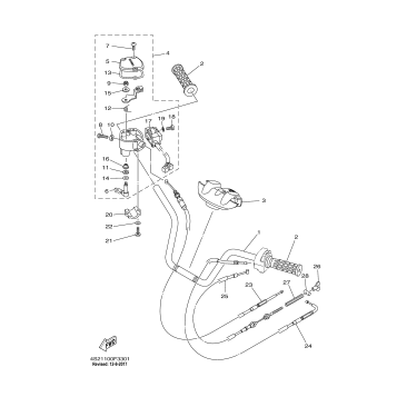 STEERING HANDLE CABLE
