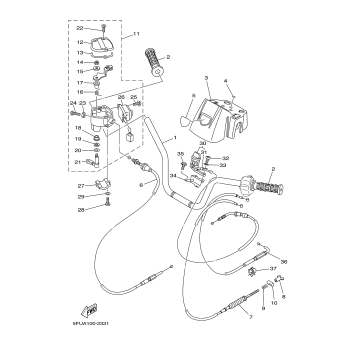 STEERING HANDLE CABLE