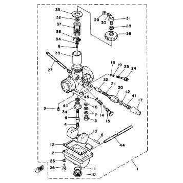 CARBURETOR YT125G - H