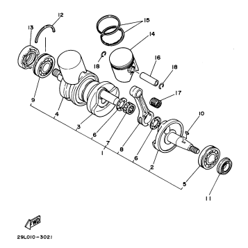 CRANKSHAFT PISTON