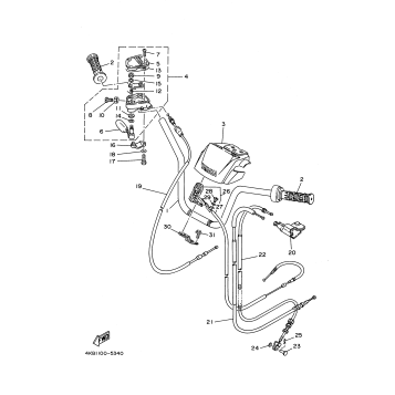 STEERING HANDLE - CABLE