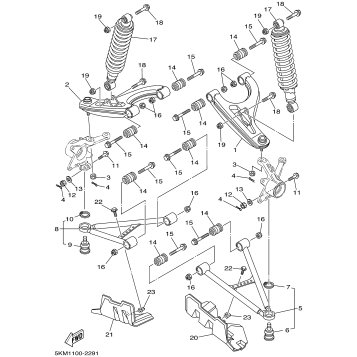 FRONT SUSPENSION WHEEL