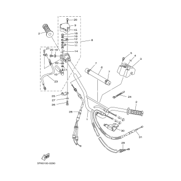 STEERING HANDLE CABLE