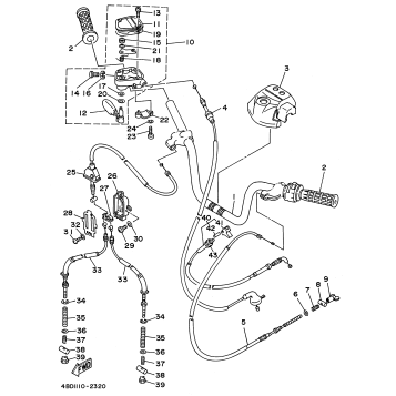STEERING HANDLE CABLE