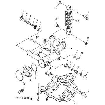 SWING ARM-REAR SHOCKS