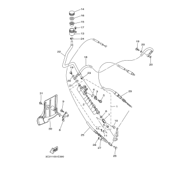 REAR MASTER CYLINDER