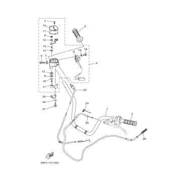 STEERING HANDLE CABLE