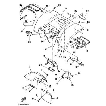 FRONT FENDER - REAR FENDER