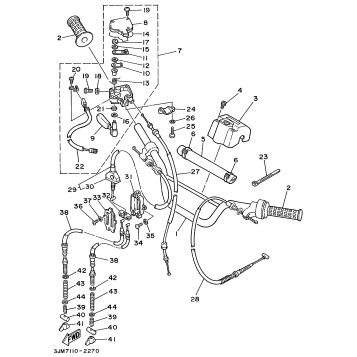 STEERING HANDLE CABLE