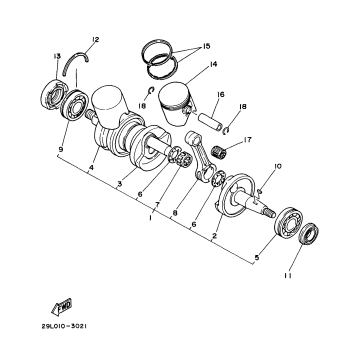 CRANKSHAFT PISTON