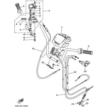 STEERING HANDLE - CABLE