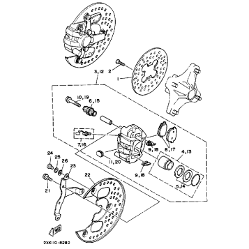 FRONT BRAKE - CALIPER