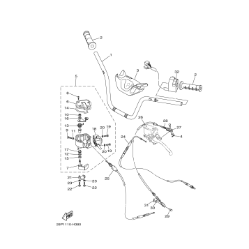 STEERING HANDLE CABLE
